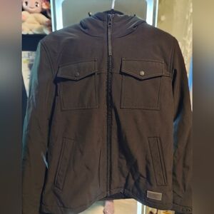 Levi's Men's Soft Shell Two Pocket Hooded Trucker Jacket Size S NWT